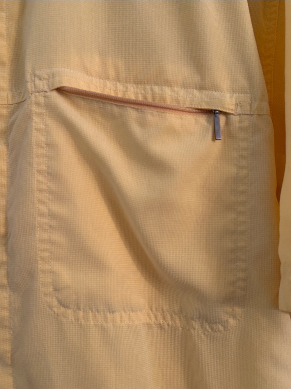 The North Face Men's Short-Sleeve Button-Down Shirt in Pale Yellow - Picture 4 of 15